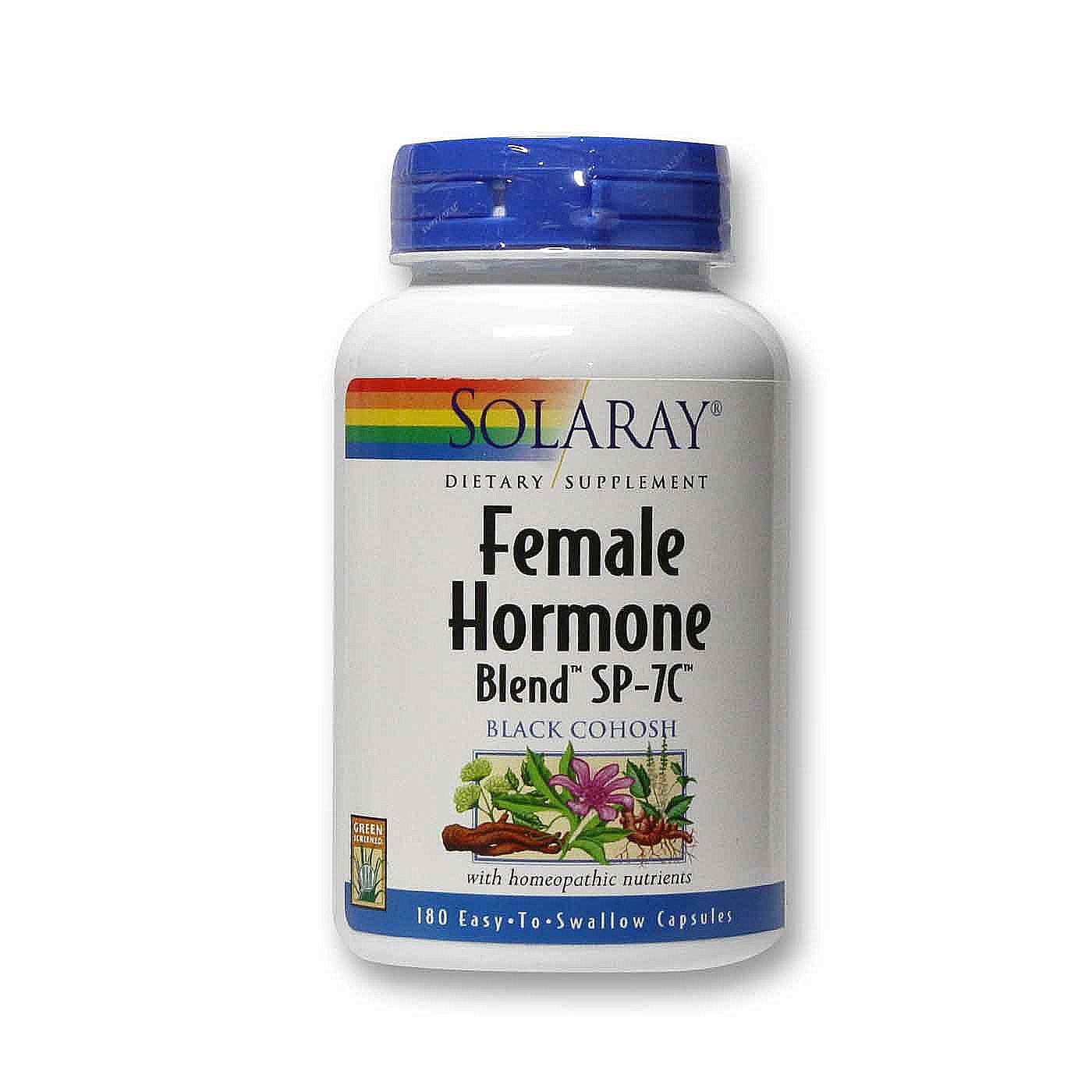 Solaray Hormônio feminino Mistura SP-7C 180 Cápsulas