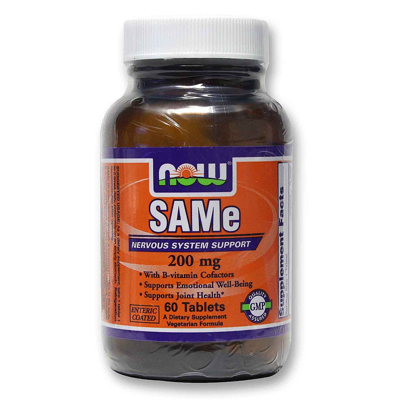 SAMe 200 mg Now Foods 60 Tabletes