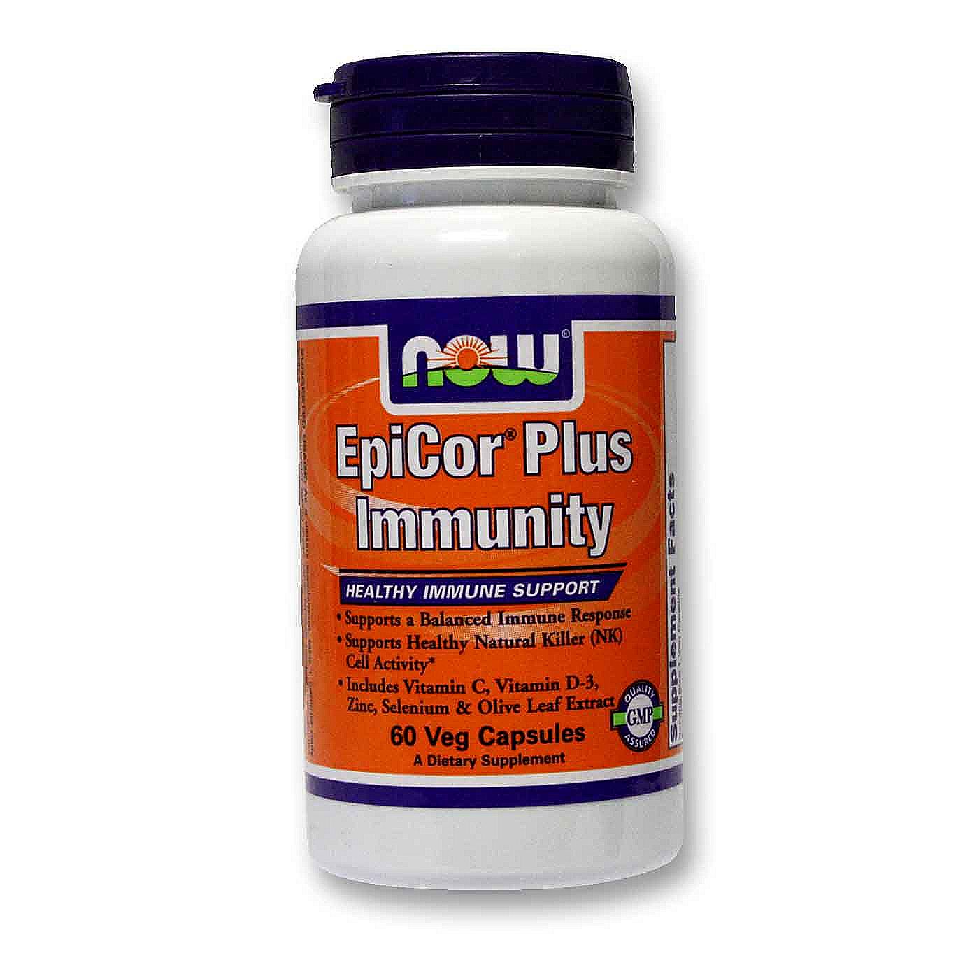 EpiCor mais Imunidade Now Foods 60 Cápsulas Vegetarianas