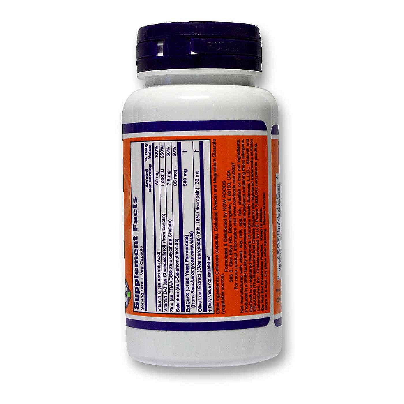 EpiCor mais Imunidade Now Foods 60 Cápsulas Vegetarianas - Imagem 2