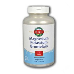 Kal Magnésio Potássio bromelina 120 Tabletes