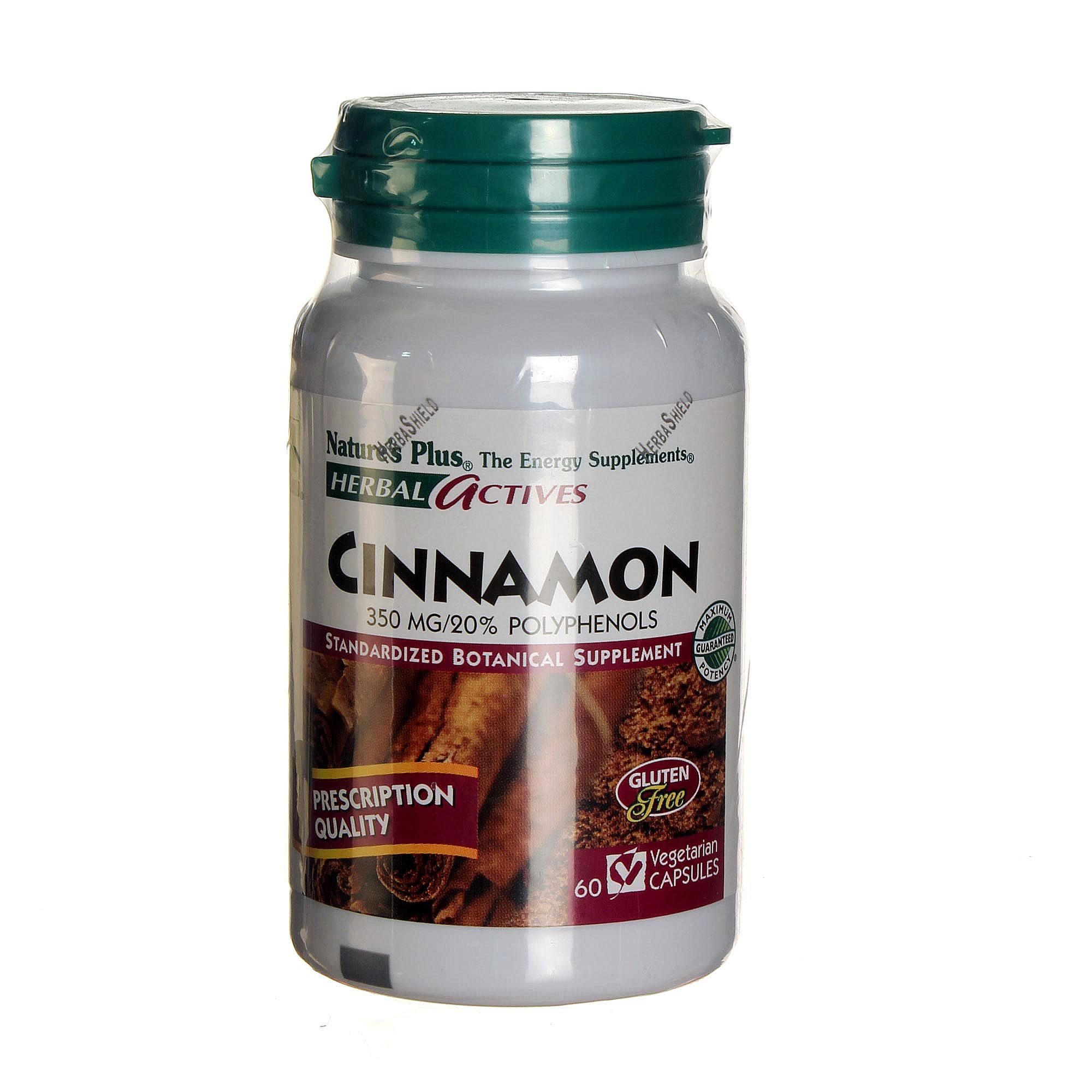 Nature's Plus Canela 60 Cápsulas Vegetarianas