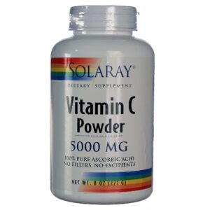 Solaray Vitamina C Pó 5,000 mg 8 oz