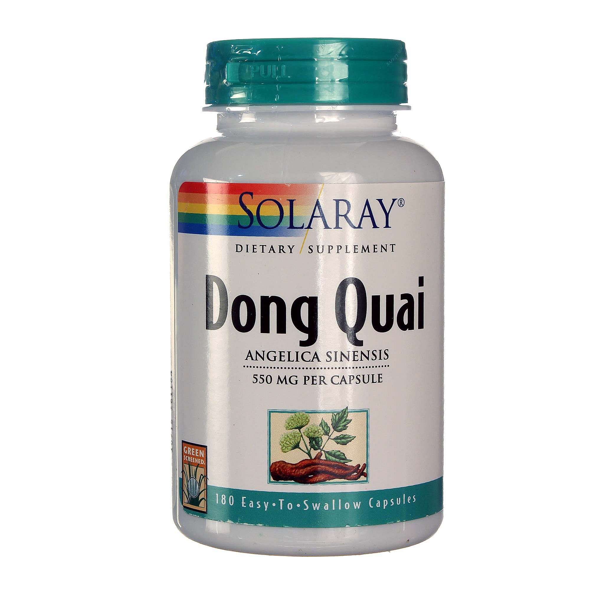 Solaray Dong Quai 550 mg 180 Cápsulas