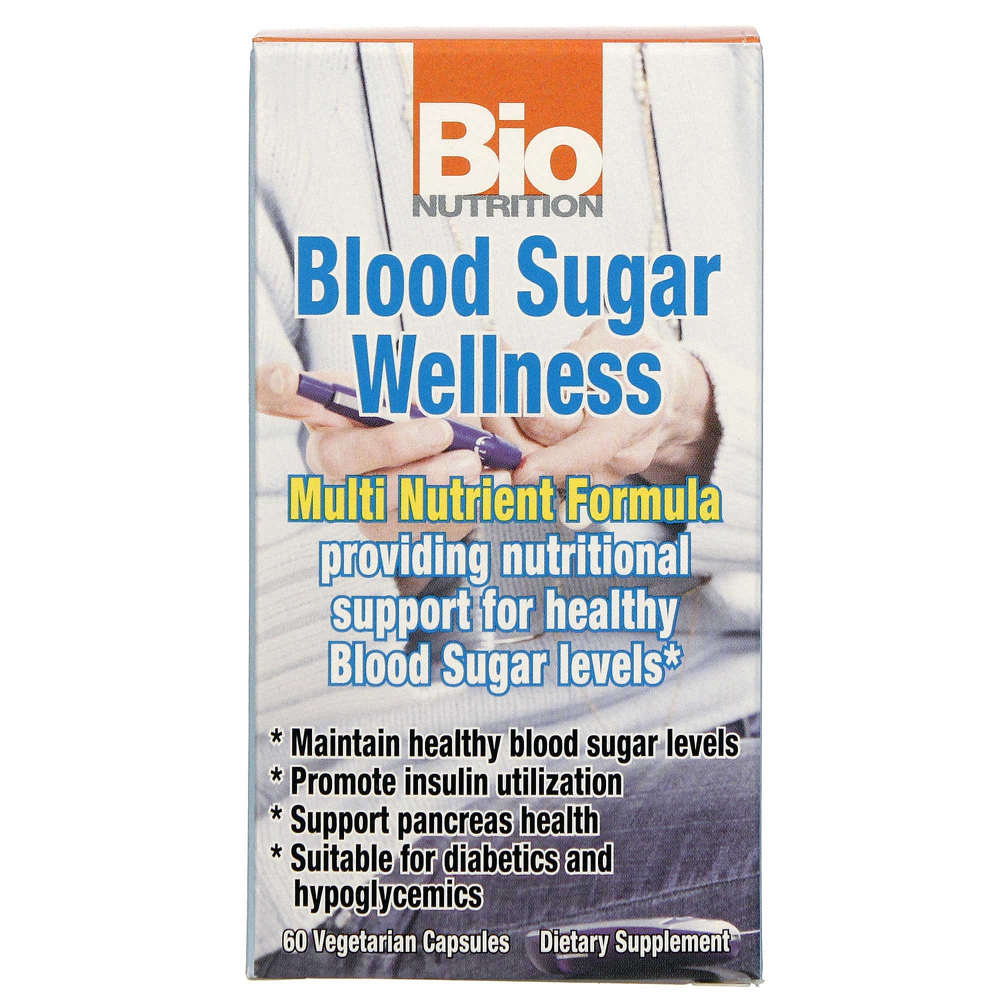 Bio Nutrition Blood Sugar Wellness 60 Cápsulas Vegetarianas