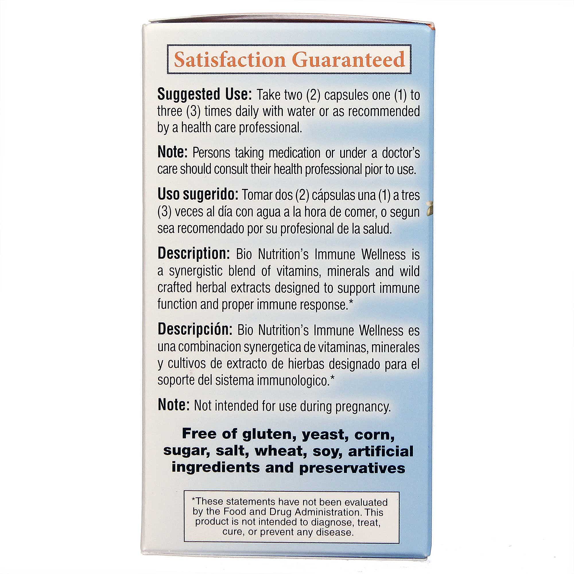 Bio Nutrition Olive Folha e orégano Imune Wellness 60 Cápsulas Vegetarianas - Imagem 3