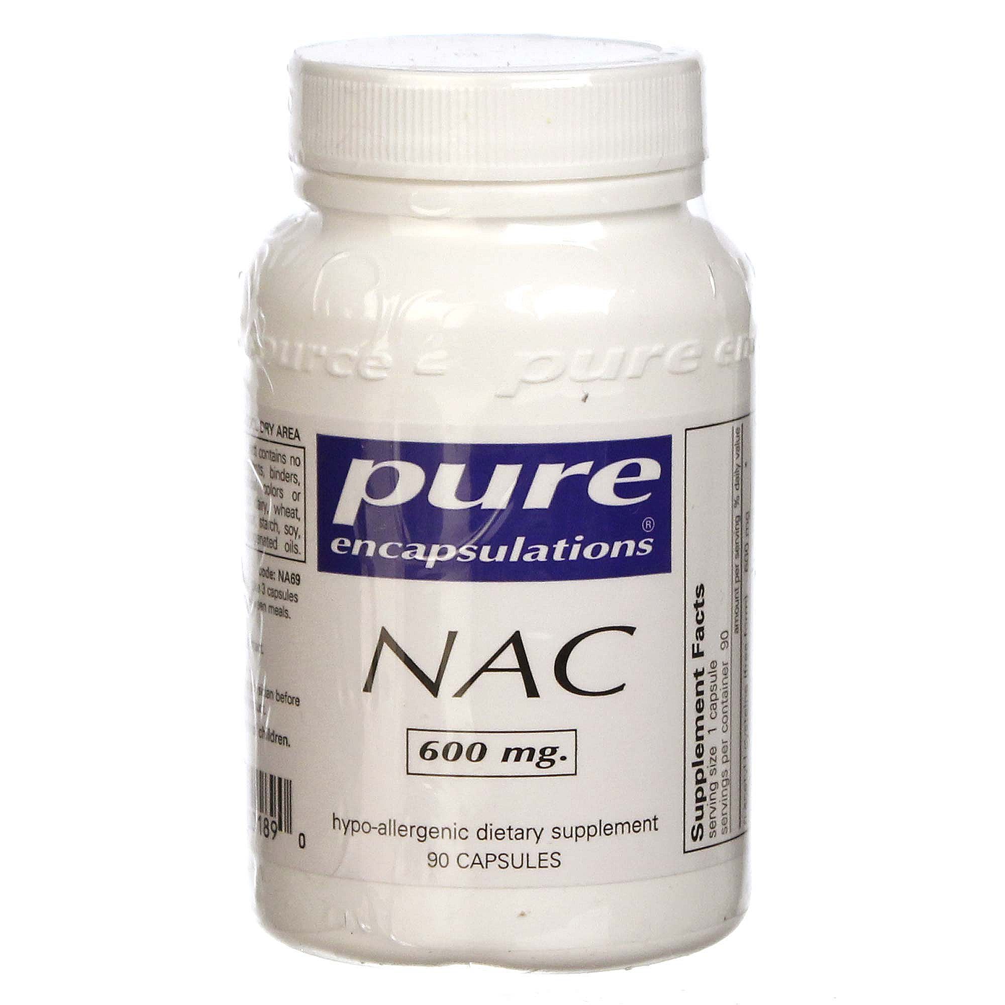 Pure EnCápsulasulations NAC 90 Cápsulas Vegetarianas