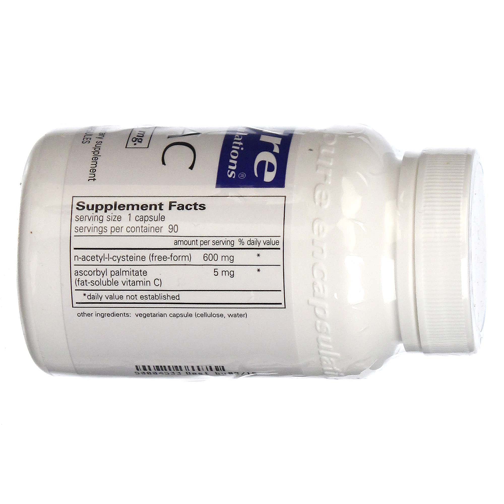 Pure EnCápsulasulations NAC 90 Cápsulas Vegetarianas - Imagem 2