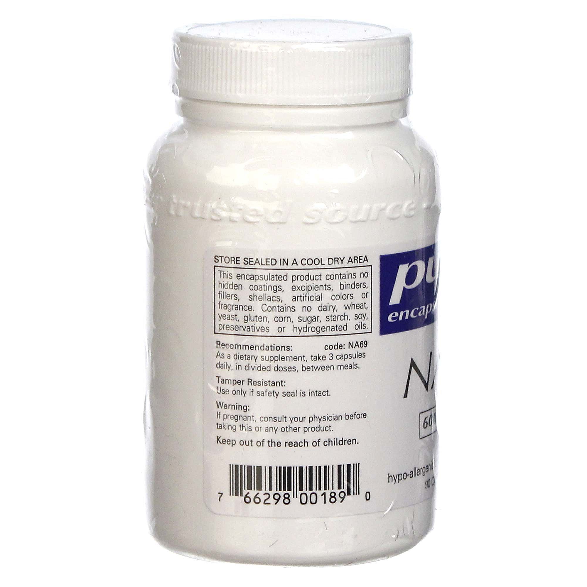 Pure EnCápsulasulations NAC 90 Cápsulas Vegetarianas - Imagem 3