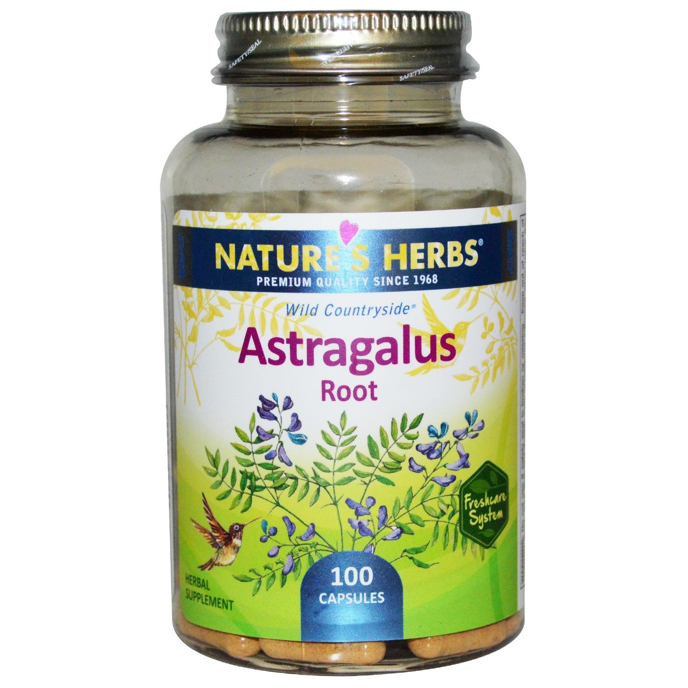Nature's Ervas Astragalus 100 Cápsulas