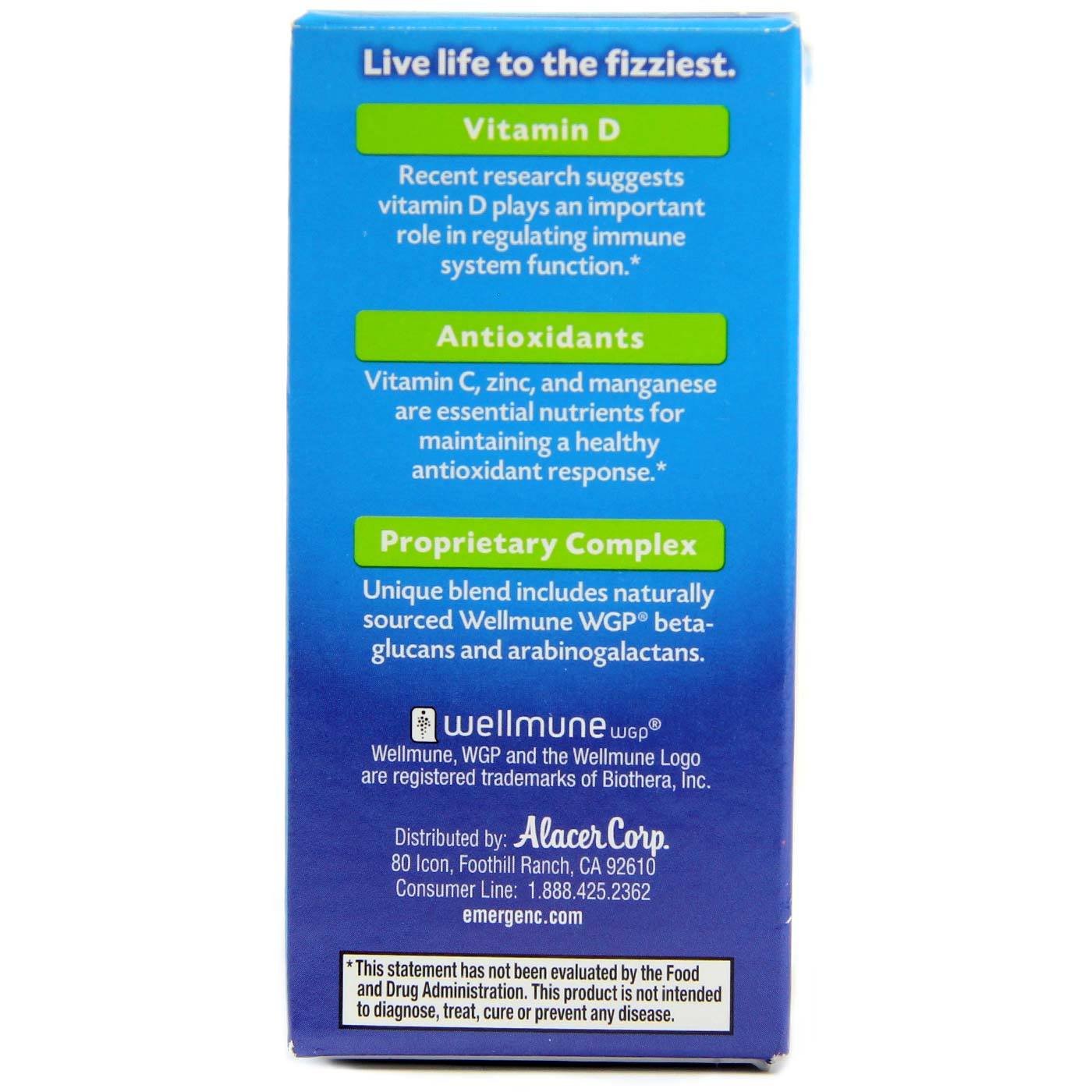 Alacer Emergen-C Imune Bonés Limão Lima 10 Pacotes - Imagem 4