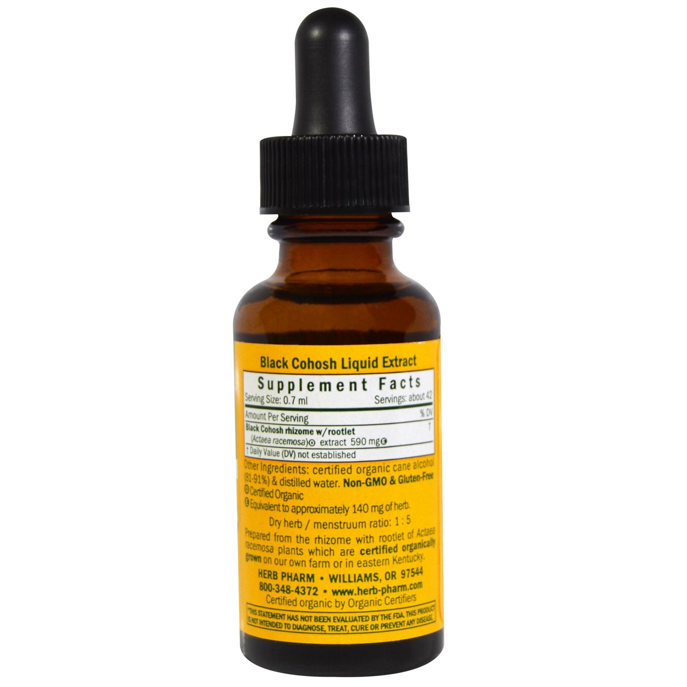 Erva Pharm Preto Cohosh uma onça - Imagem 2