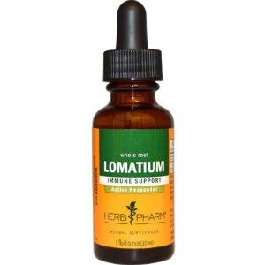 Erva Pharm Lomatium uma onça