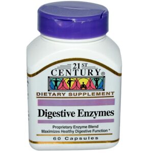 21st Century Digestive Enzimas - 60 Cápsulas