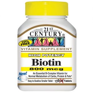Comprar 21st century high potency biotin - 800 mcg - 110 tabletes preço no brasil biotina suplemento importado loja 65 online promoção - 27 de março de 2024