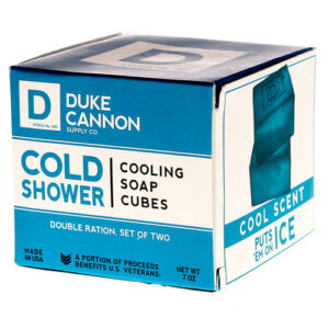Duke Cannon Cold Shower Cooling Soap Cubes, Mentol - 2 Cubes
