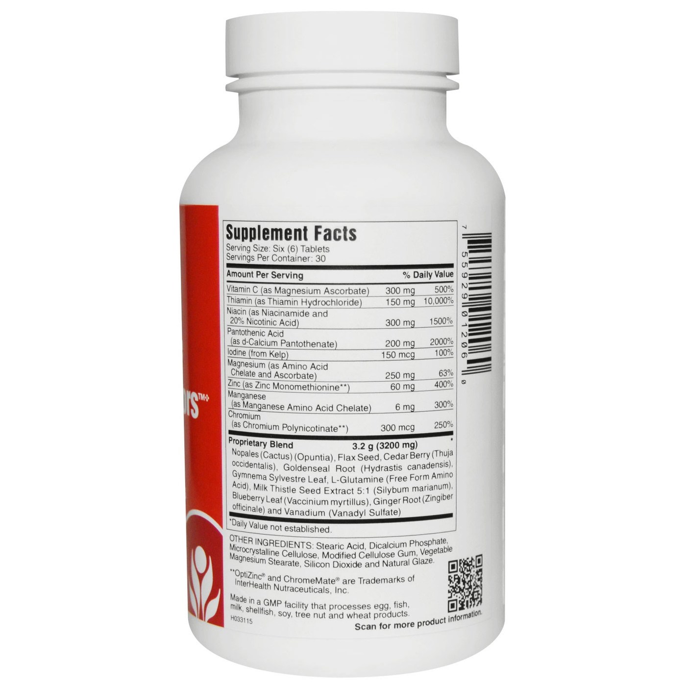 Michael's Glucose/Sugar Metabolism Factors (Original) - 180 Tab - Imagem 2