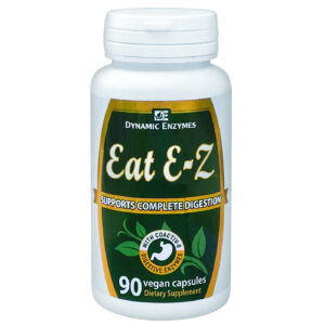 Dynamic Enzimas Eat E-Z - 90 Vegano Cápsulas