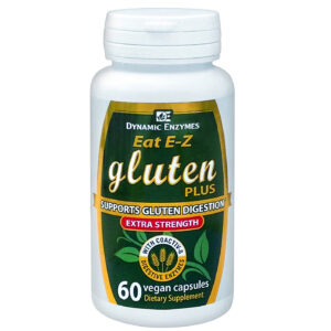 Dynamic Enzimas Gluten mais - 60 Vegano Cápsulas