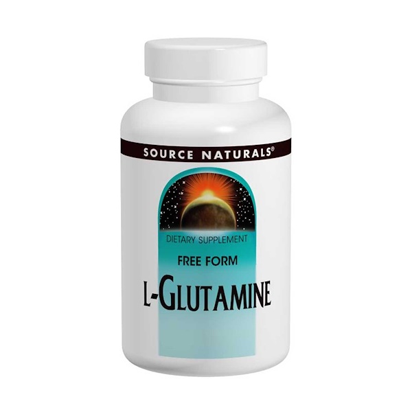 Source Naturals, L-Glutamina, Fórmula livre em pó, 3,53 oz (100 g)