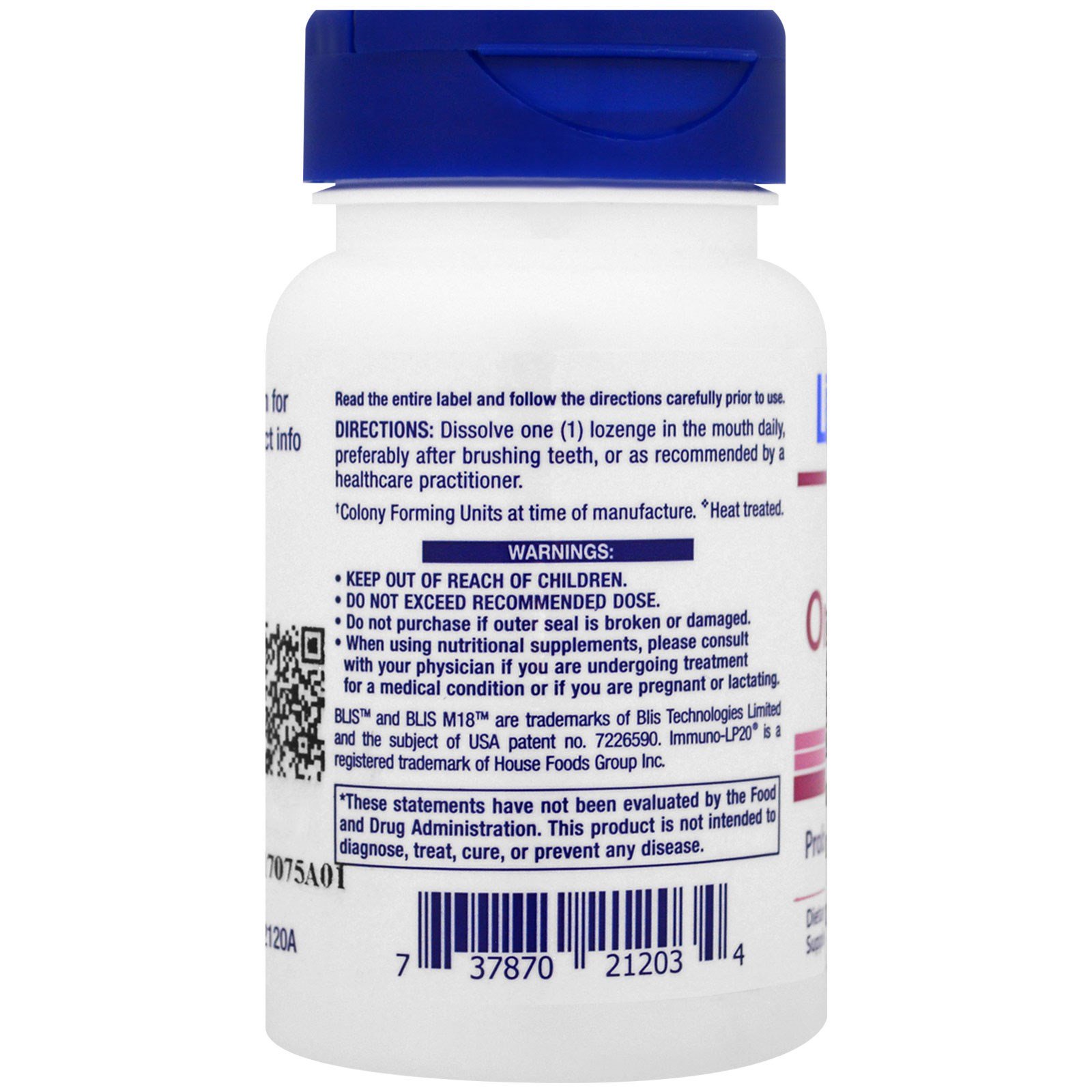 Life Extension, Florassist, Higiene Oral, 30 Pastilhas - Imagem 3