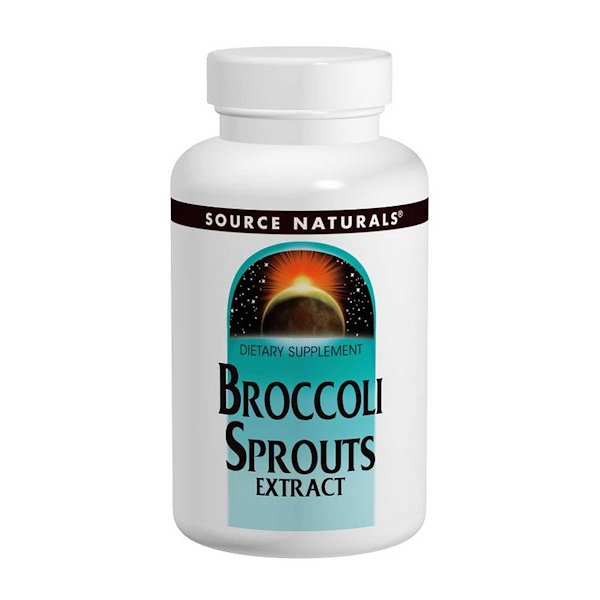 Source Naturals, Extrato de brotos de brócolis, 60 comprimidos
