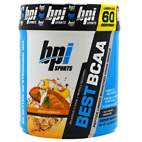 BPI BEST BCAA, Peach Cobbler - 60 Servings