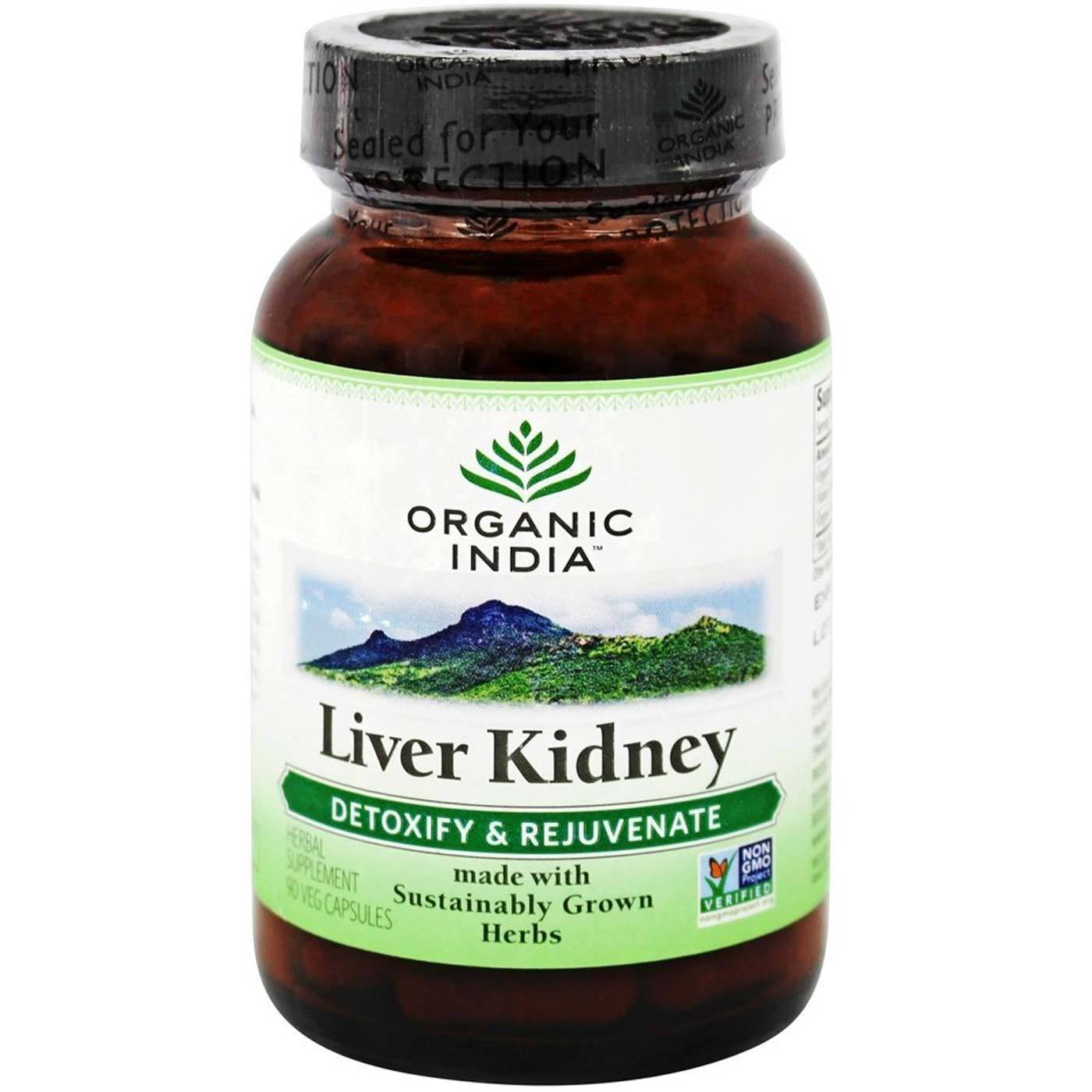 Orgânico India Cuidados Fígado Rim 90vcap