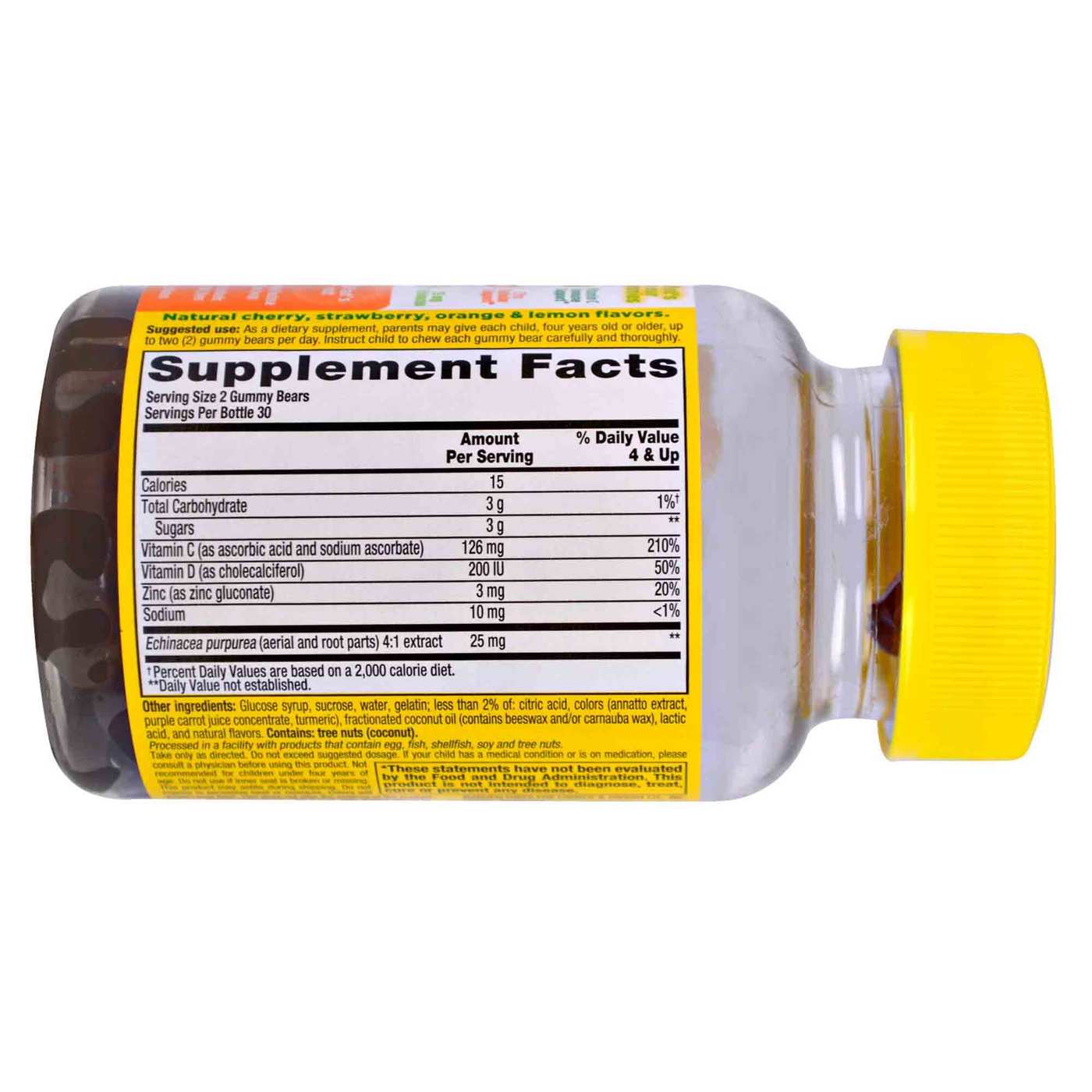 Lil Critters Imunológico C mais Zinco & Equinácea - 60 Gomas - Imagem 2