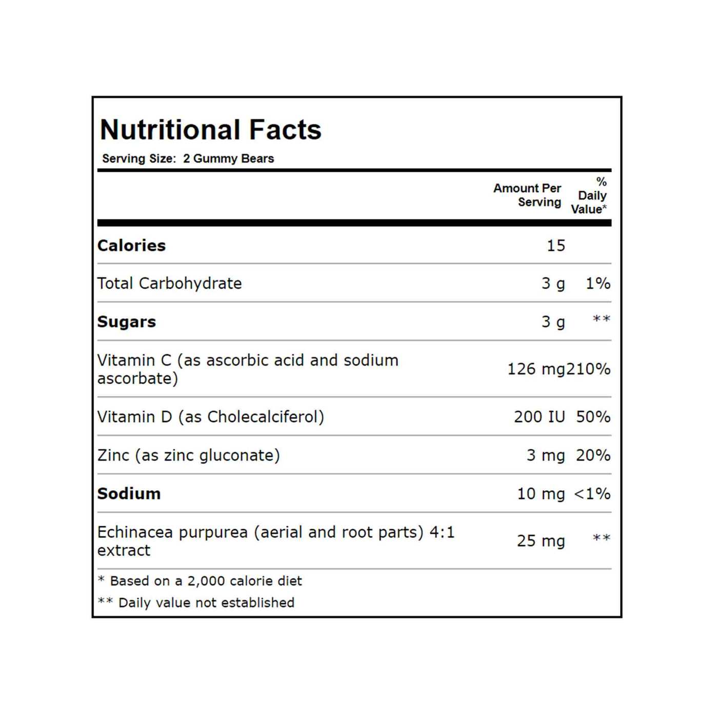 Lil Critters Imunológico C mais Zinco & Equinácea - 60 Gomas - Imagem 3