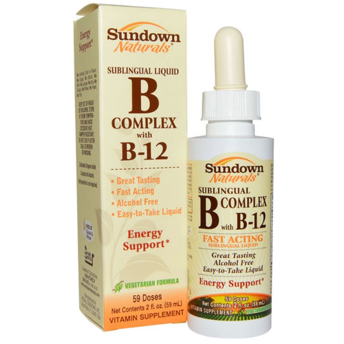 Sundown Naturals Liquid B Complexo - 2 fl oz
