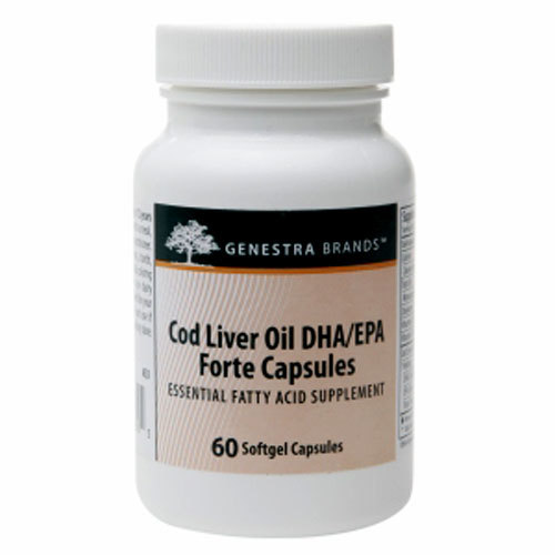 Genestra Cod Liver Oil DHA/EPA Forte - 60 Softgel Cápsulas