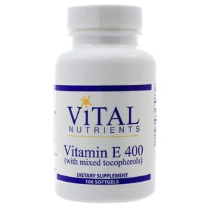 Vital Nutrients Vitamin E 400 IU Mixed - 100 Softgels