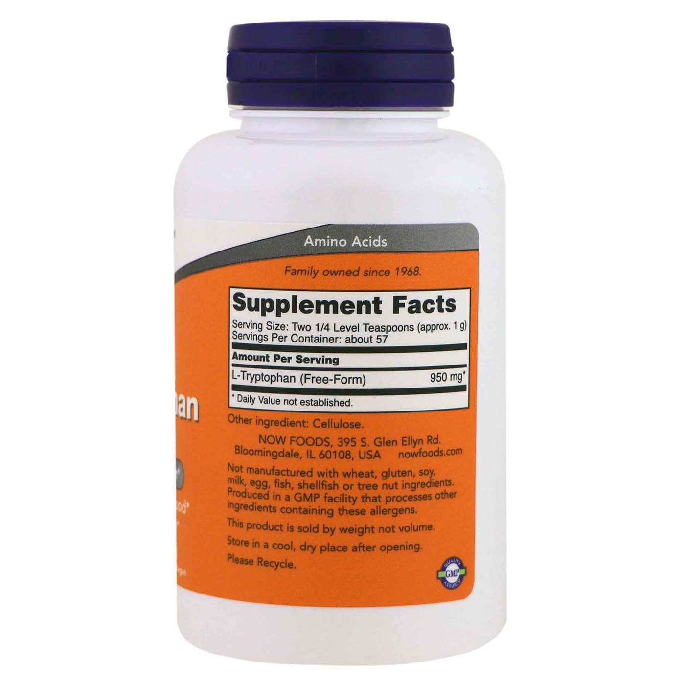 L-Triptofano em Pó Now Foods 57 g - Imagem 3