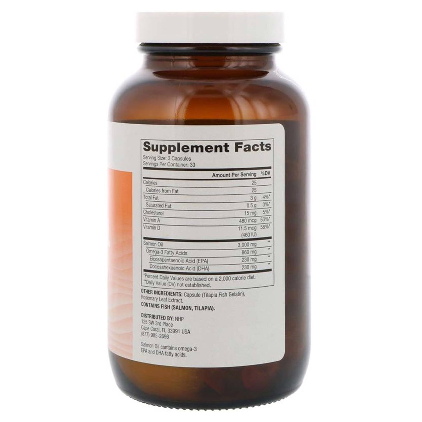 Dr. Mercola Salmon Oil 3000 mg 90 Capsules - Imagem 2