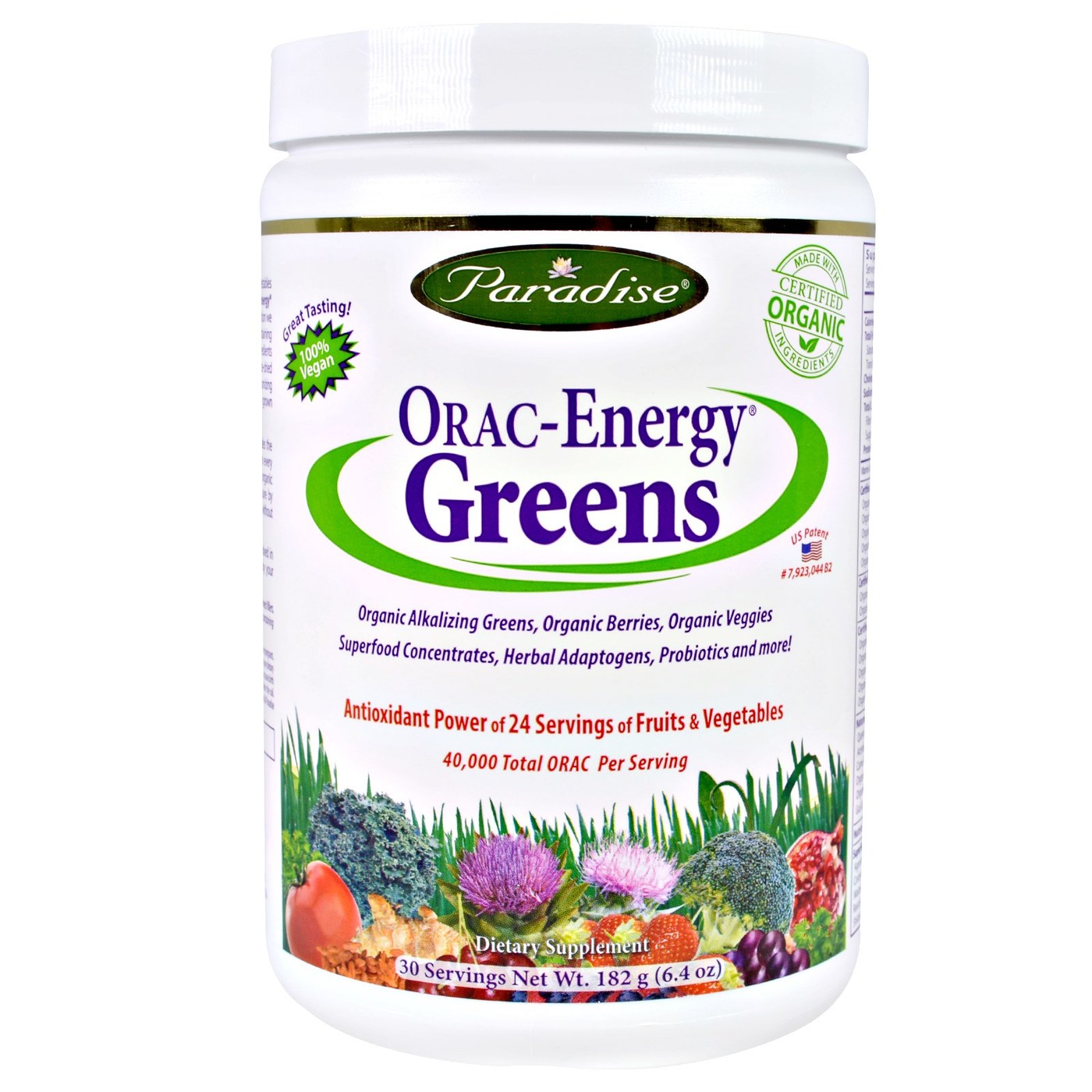 Paradise Ervas ORAC-Energia Greens 6,4 onças