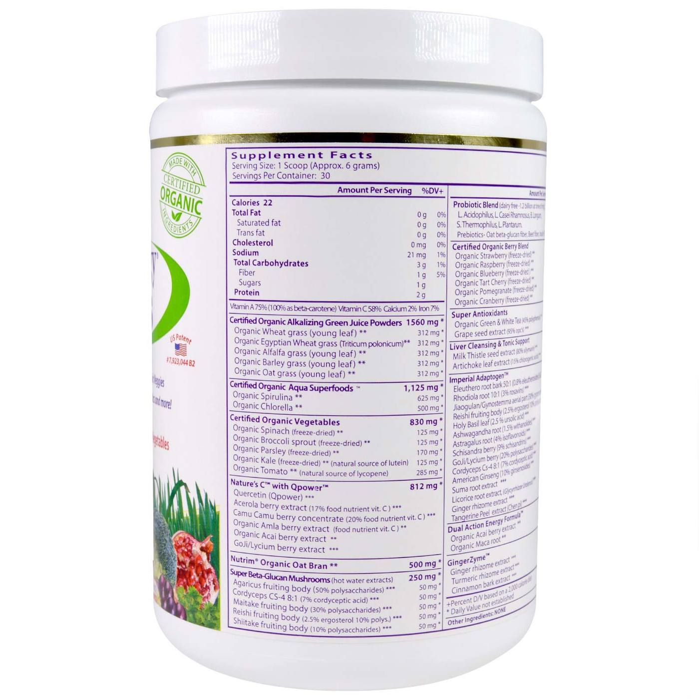 Paradise Ervas ORAC-Energia Greens 6,4 onças - Imagem 2