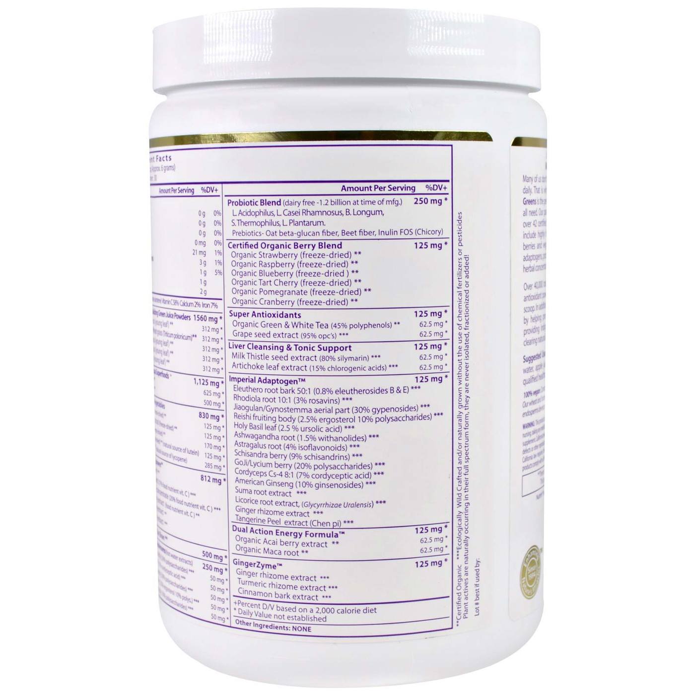 Paradise Ervas ORAC-Energia Greens 6,4 onças - Imagem 3