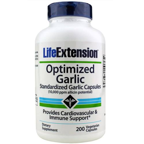 Life Extension Optimizado Alho 200 Cápsulas Vegetarianas