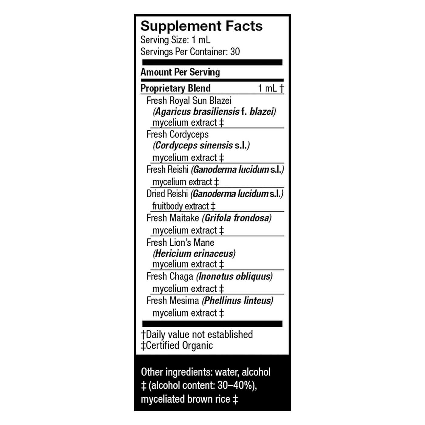 Host Defense Mushrooms Stamets 7® Extract 30 ml - Imagem 2