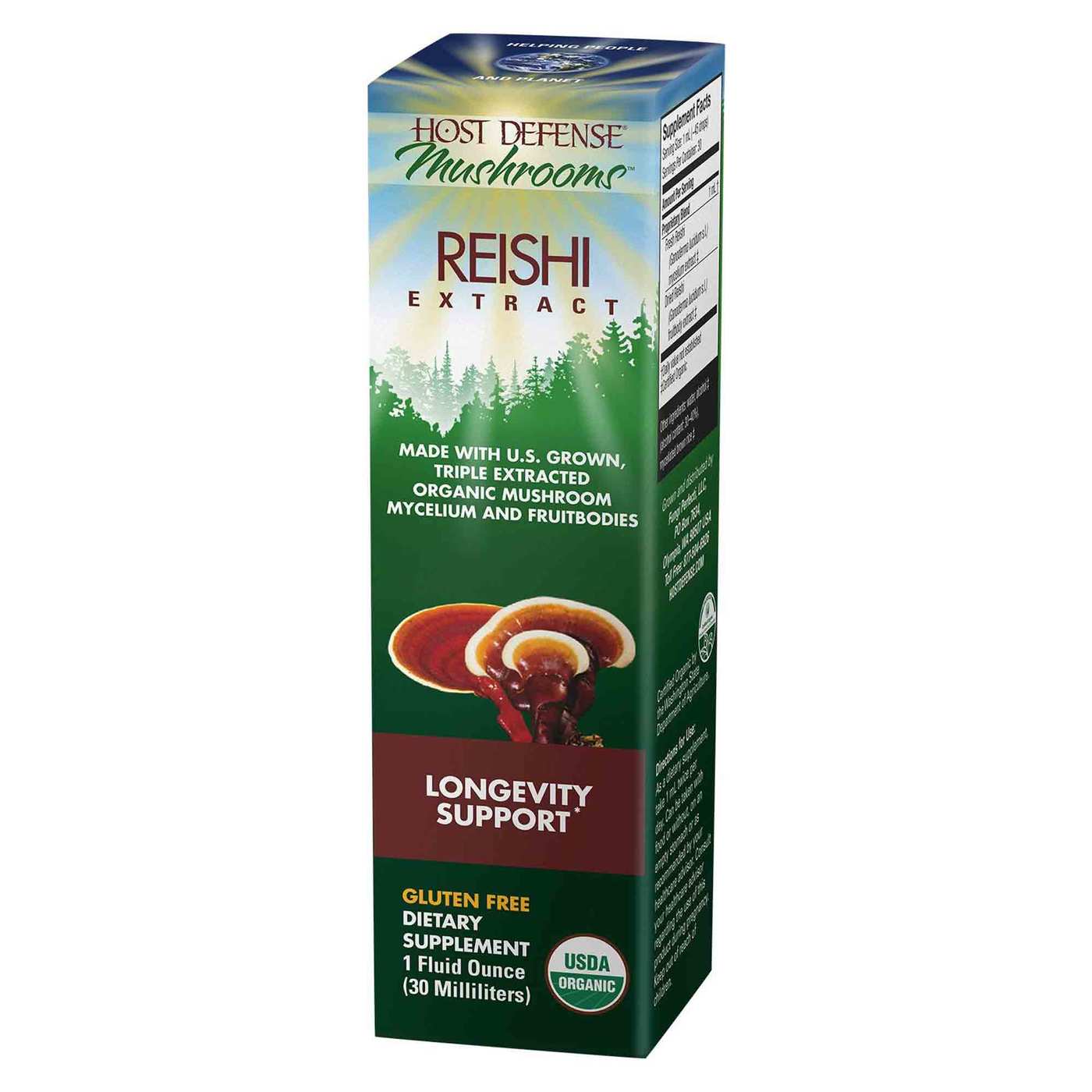 Host Defense Mushrooms Reishi Extract 30 ml