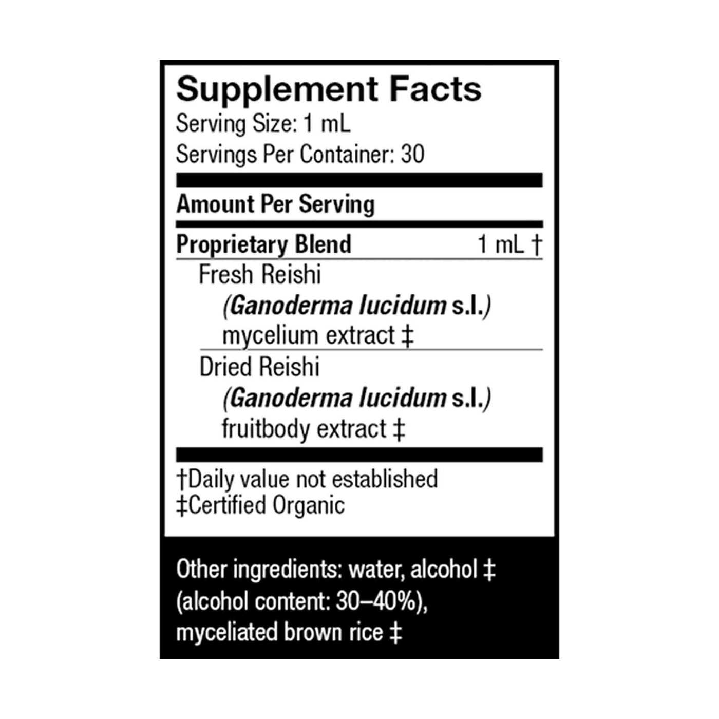 Host Defense Mushrooms Reishi Extract 30 ml - Imagem 2