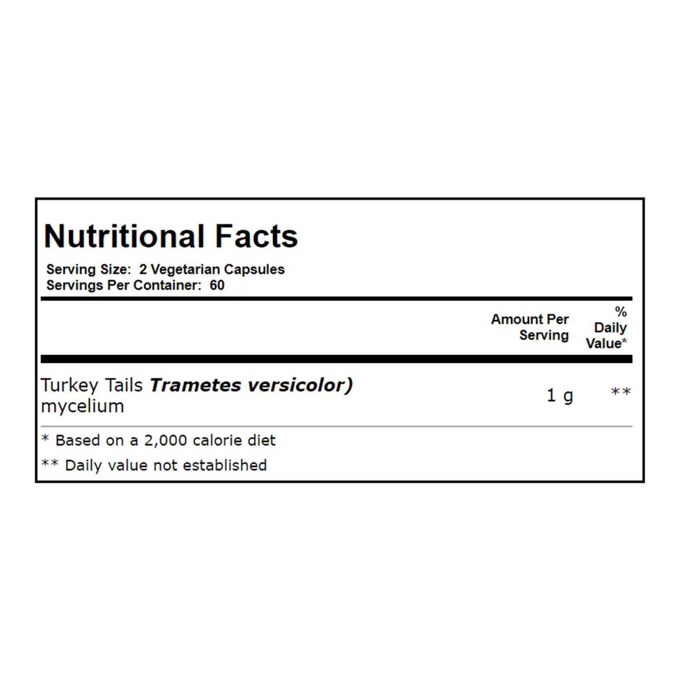 Host Defense Mushrooms Turkey Tail 120 Vegetarian Capsules - Imagem 2