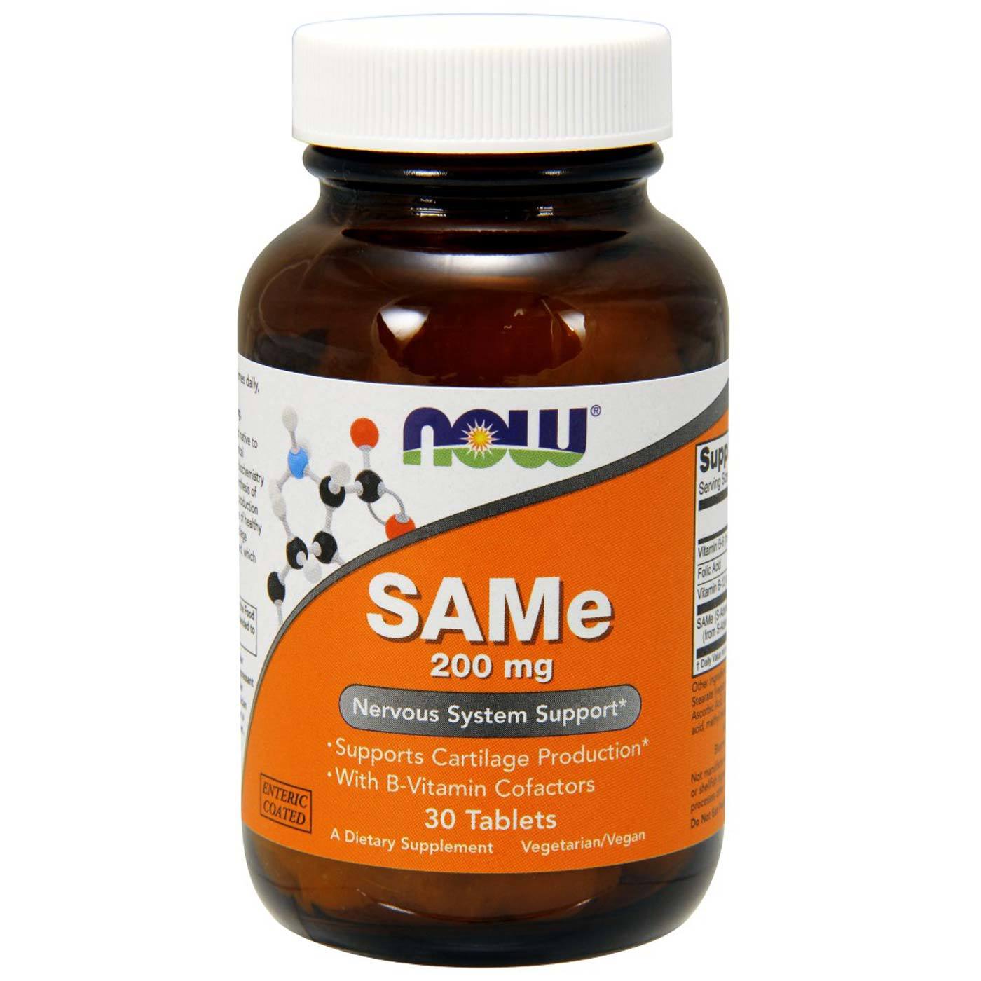 SAMe 200 mg Now Foods 30 Tabletes