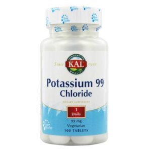 Kal Cloreto de Potássio 99 mg 100 Tabletes