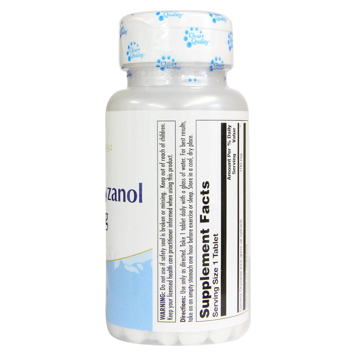 Kal Gama orizanol 100 mg 100 Tabletes - Imagem 2