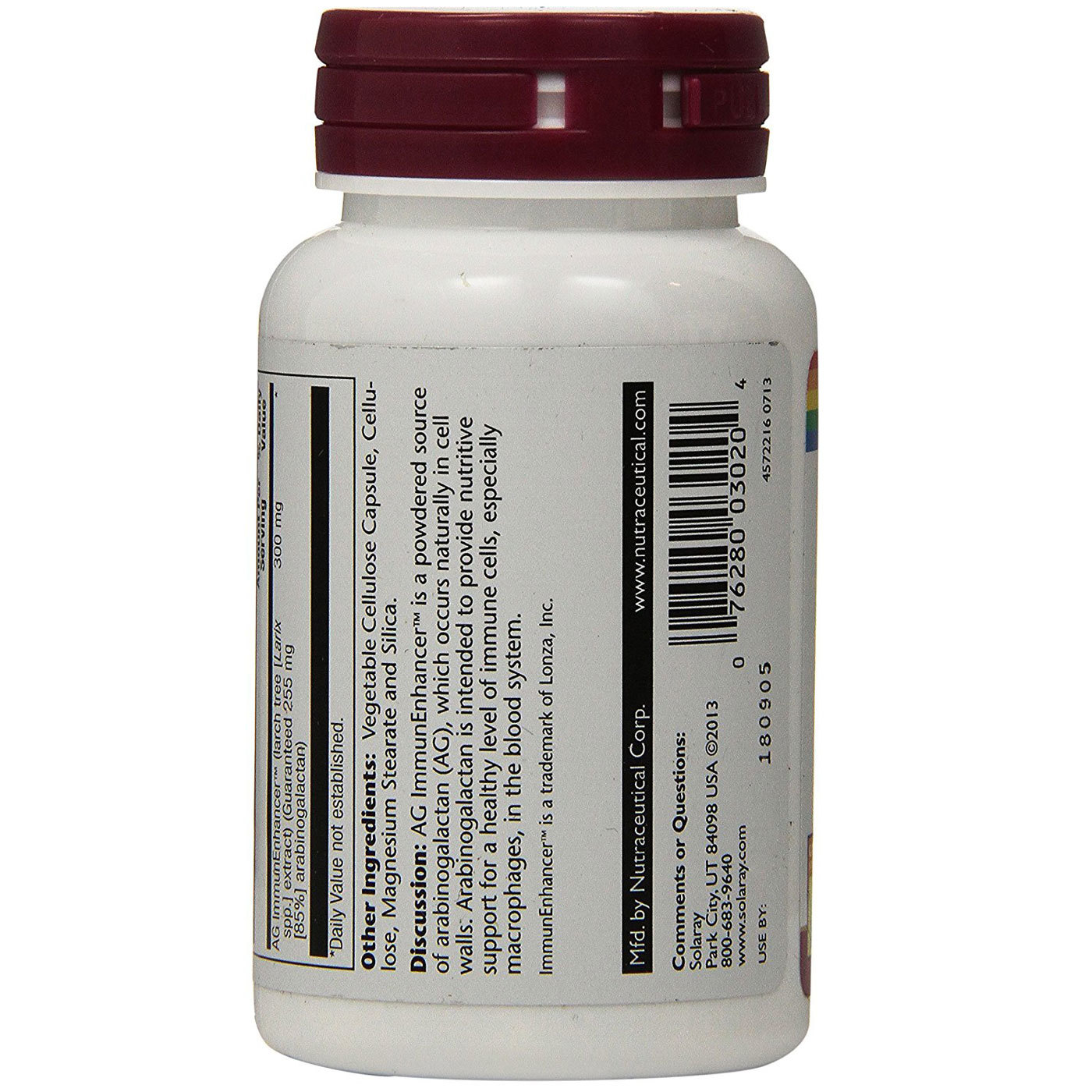 Solaray AG Imunológiconhancer 60 Cápsulas - Imagem 3