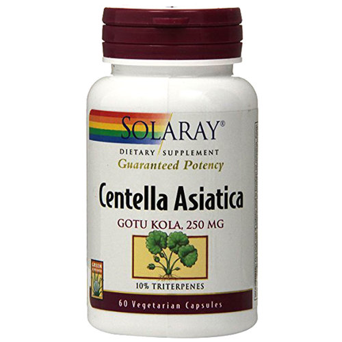 Solaray Centella Asiática 250 mg 60 Cápsulas