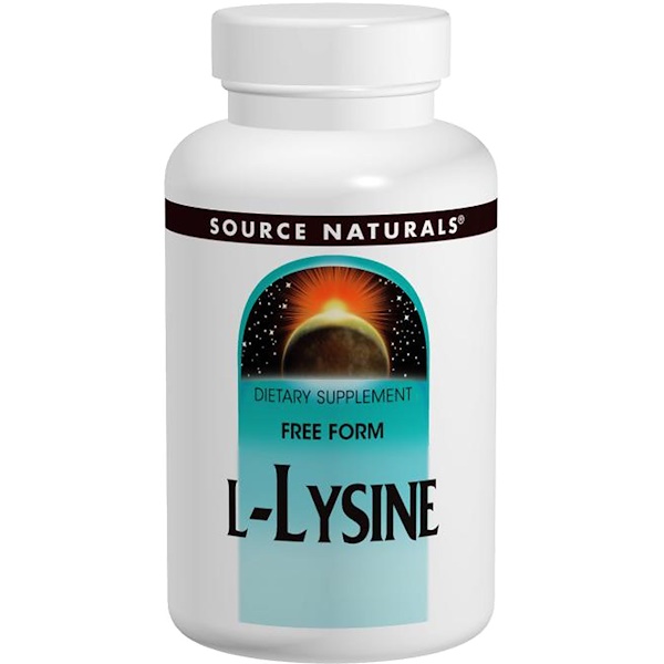 Source Naturals, L-Lisina, 1,000 mg, 100 Tabletes