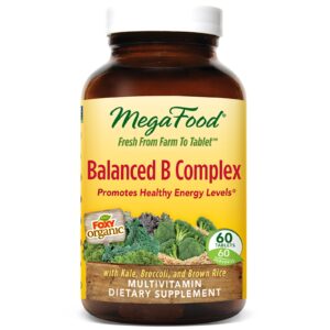 MegaFood, Complexo B Balanceado, 60 Comprimidos